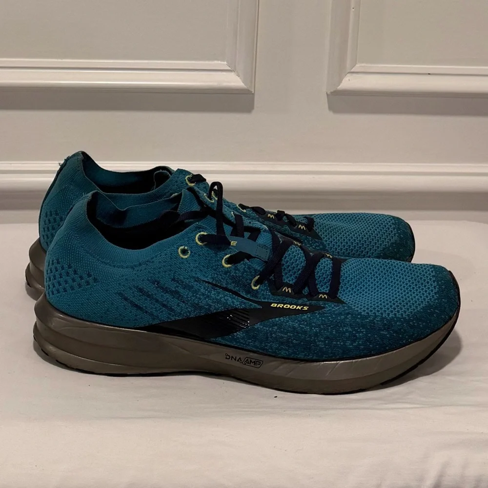 Brooks Levitate 3 Men’s Running Shoes Size 12.5‎ Teal Blue DNA AMP 1103121D479